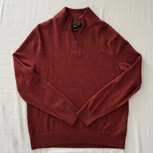 Banana Republic Men's Merino Wool Quarter-Zip Sweater NEW!!